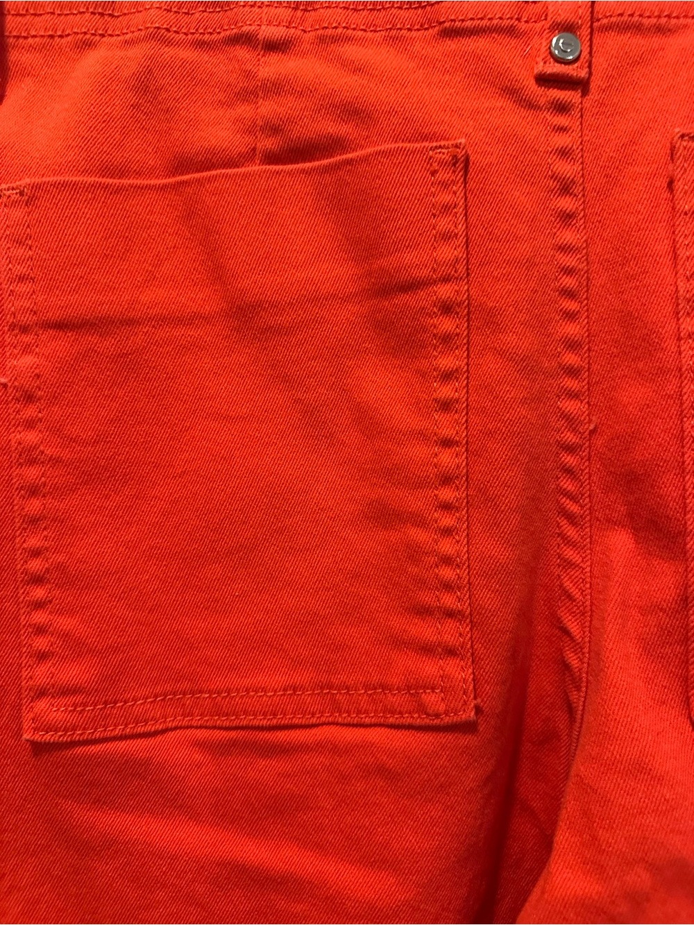 Rebecca Minkoff Size 6 Wide Leg Red Jeans NWT - Picture 6 of 9